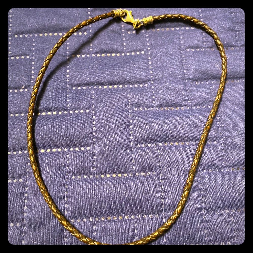 Silpada Brown leather necklace